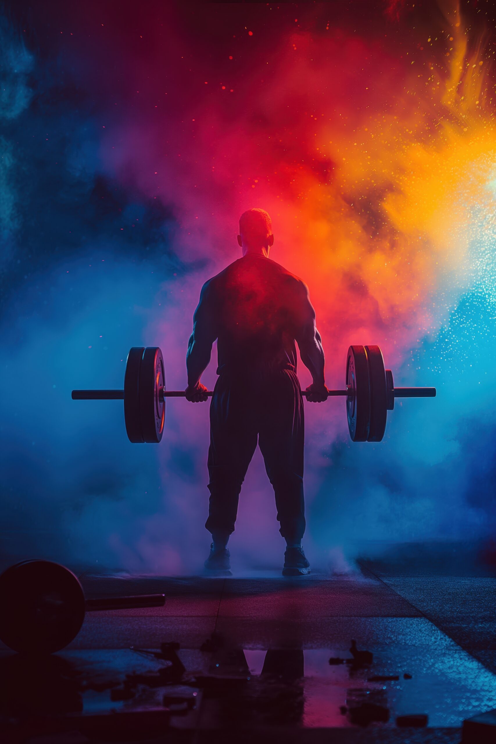 fit individual doing sport