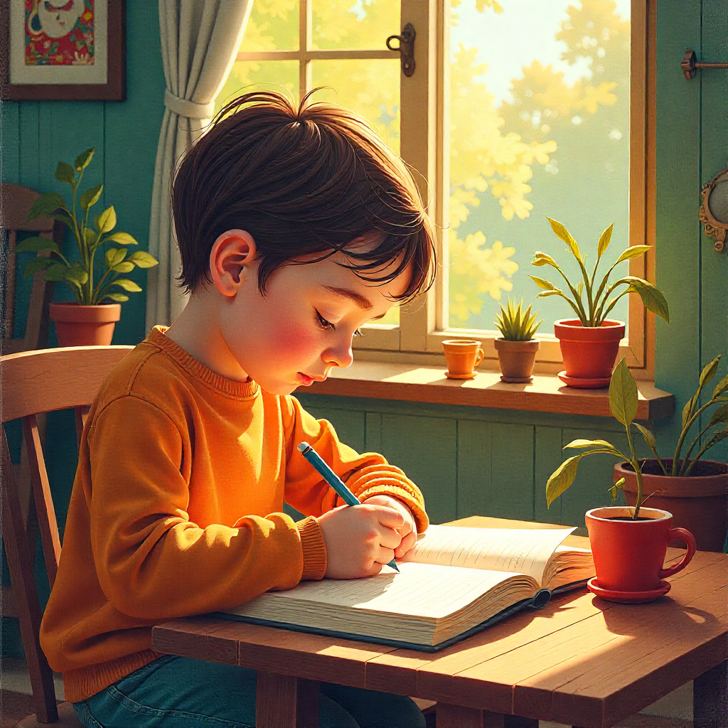 Freepik A Person Thoughtfully Writing Goals In A Sunlit Jo 64562