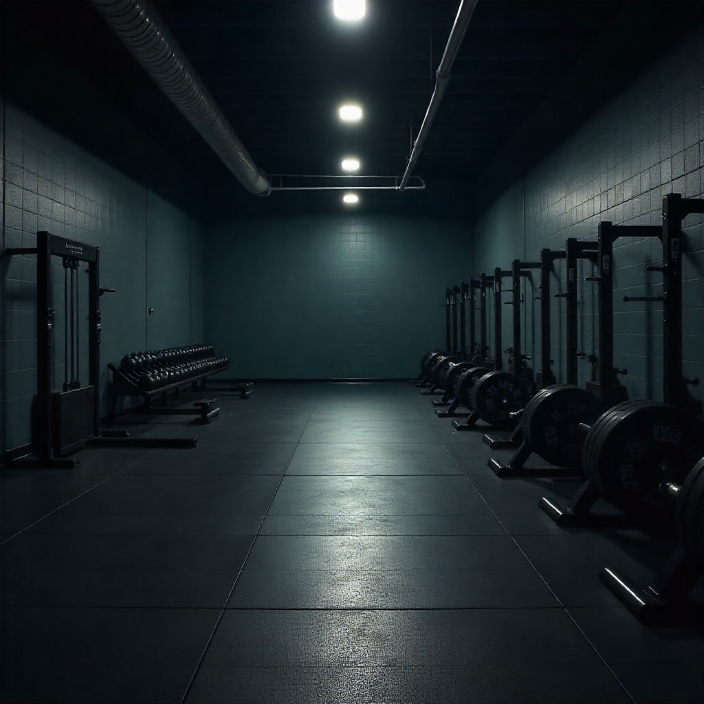 Freepik Empty Gym Late Night Single Spotlight On Paco Exha 64564