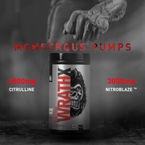muscleblaze pre workout wrathx with creapure,nitroblaze & bioperine (cola frost,340 g,20 servings),powder,1 count