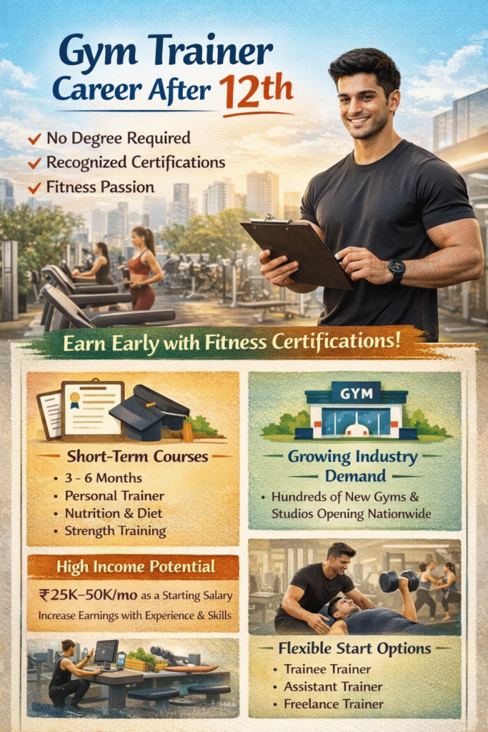 Fitness Careers Teens Can Start After 12th (Complete Guide) Fitness Careers Teens Can Start After 12th (Complete Guide)