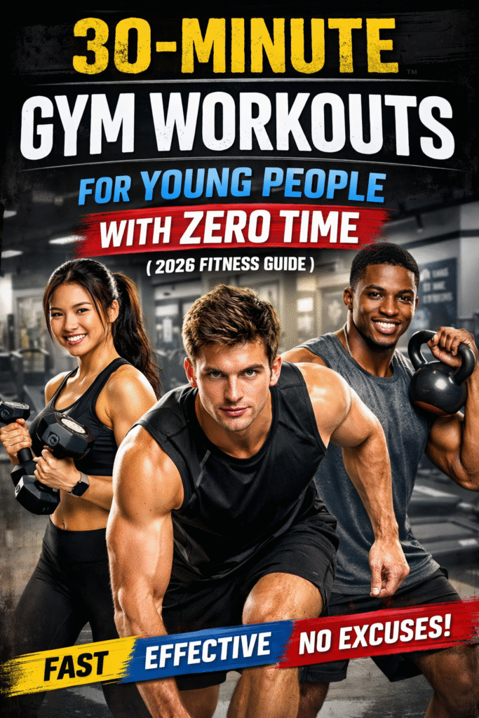 30-Minute Gym Workouts for Young People with Zero Time (2026 Fitness Guide) 30-Minute Gym Workouts for Young People with Zero Time (2026 Fitness Guide)