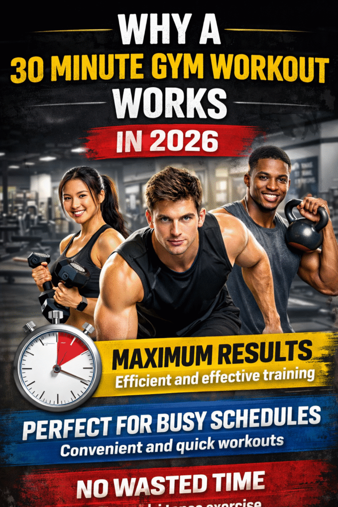 30-Minute Gym Workouts for Young People with Zero Time (2026 Fitness Guide) 30-Minute Gym Workouts for Young People with Zero Time (2026 Fitness Guide)